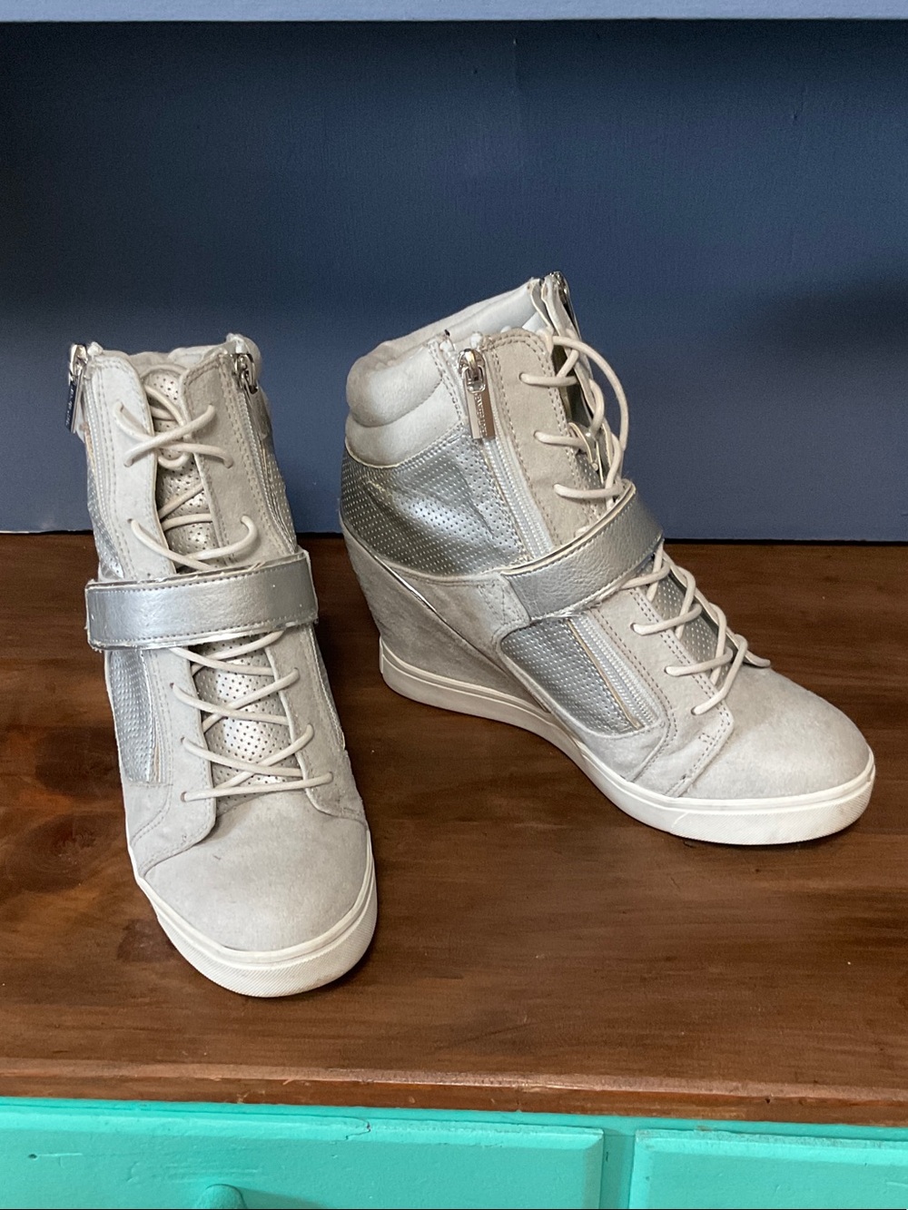 Jennifer Lopez Wedge Sneakers